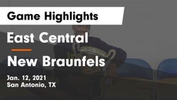 East Central  vs New Braunfels  Game Highlights - Jan. 12, 2021