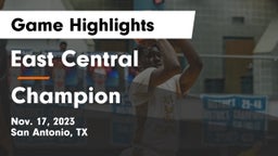 East Central  vs Champion  Game Highlights - Nov. 17, 2023