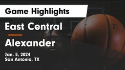 East Central  vs Alexander  Game Highlights - Jan. 5, 2024