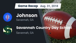 Recap: Johnson  vs. Savannah Country Day School 2018