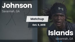 Matchup: Johnson  vs. Islands  2018
