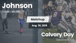 Matchup: Johnson  vs. Calvary Day  2019