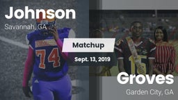 Matchup: Johnson  vs. Groves  2019