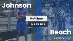 Matchup: Johnson  vs. Beach  2019