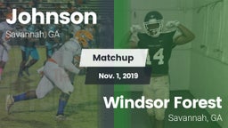 Matchup: Johnson  vs. Windsor Forest  2019