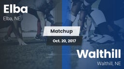 Matchup: Elba  vs. Walthill  2017