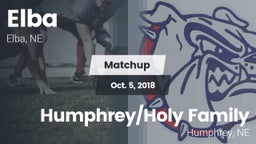 Matchup: Elba  vs. Humphrey/Holy Family  2018