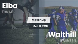 Matchup: Elba  vs. Walthill  2018