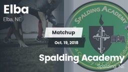 Matchup: Elba  vs. Spalding Academy  2018