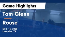 Tom Glenn  vs Rouse  Game Highlights - Dec. 15, 2020