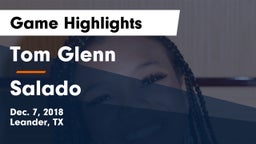 Tom Glenn  vs Salado   Game Highlights - Dec. 7, 2018