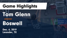 Tom Glenn  vs Boswell   Game Highlights - Dec. 6, 2019