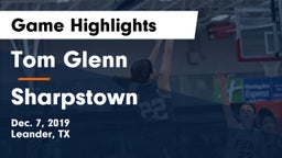 Tom Glenn  vs Sharpstown  Game Highlights - Dec. 7, 2019