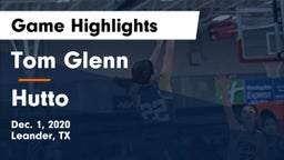 Tom Glenn  vs Hutto  Game Highlights - Dec. 1, 2020