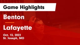 Benton  vs Lafayette  Game Highlights - Oct. 13, 2022