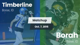 Matchup: Timberline High vs. Borah  2016