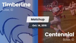 Matchup: Timberline High vs. Centennial  2016