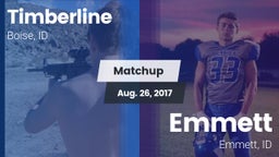 Matchup: Timberline High vs. Emmett  2017