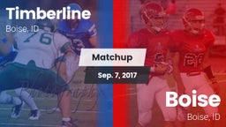Matchup: Timberline High vs. Boise  2017