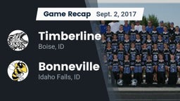 Recap: Timberline  vs. Bonneville  2017