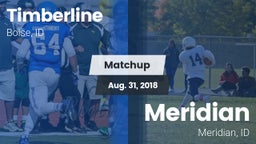 Matchup: Timberline High vs. Meridian  2018
