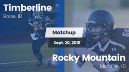 Matchup: Timberline High vs. Rocky Mountain  2018