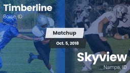 Matchup: Timberline High vs. Skyview  2018