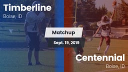 Matchup: Timberline High vs. Centennial  2019