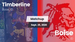 Matchup: Timberline High vs. Boise  2020