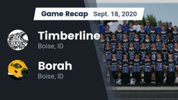 Recap: Timberline  vs. Borah  2020
