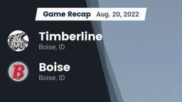 Recap: Timberline  vs. Boise  2022