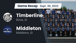 Recap: Timberline  vs. Middleton  2022
