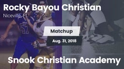 Matchup: Rocky Bayou vs. Snook Christian Academy 2018