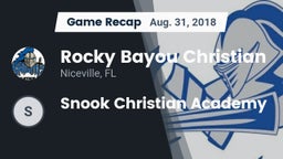 Recap: Rocky Bayou Christian  vs. Snook Christian Academy 2018