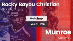 Matchup: Rocky Bayou vs. Munroe  2018