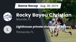 Recap: Rocky Bayou Christian  vs. Lighthouse private christian academy 2019