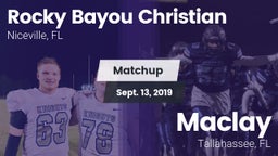 Matchup: Rocky Bayou vs. Maclay  2019