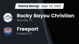 Recap: Rocky Bayou Christian  vs. Freeport  2020