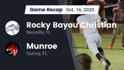 Recap: Rocky Bayou Christian  vs. Munroe  2020