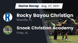 Recap: Rocky Bayou Christian  vs. Snook Christian Academy 2021