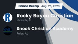 Recap: Rocky Bayou Christian  vs. Snook Christian Academy 2023