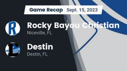 Recap: Rocky Bayou Christian  vs. Destin  2023