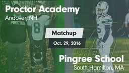 Matchup: Proctor Academy vs. Pingree School 2016