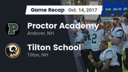 Recap: Proctor Academy  vs. Tilton School 2017