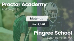 Matchup: Proctor Academy vs. Pingree School 2017