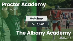 Matchup: Proctor Academy vs. The Albany Academy 2018