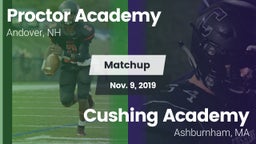 Matchup: Proctor Academy vs. Cushing Academy  2019