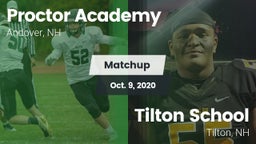 Matchup: Proctor Academy vs. Tilton School 2020