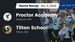 Recap: Proctor Academy  vs. Tilton School 2020