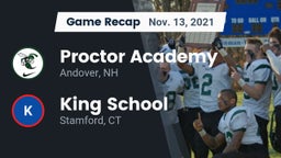 Recap: Proctor Academy  vs. King School 2021